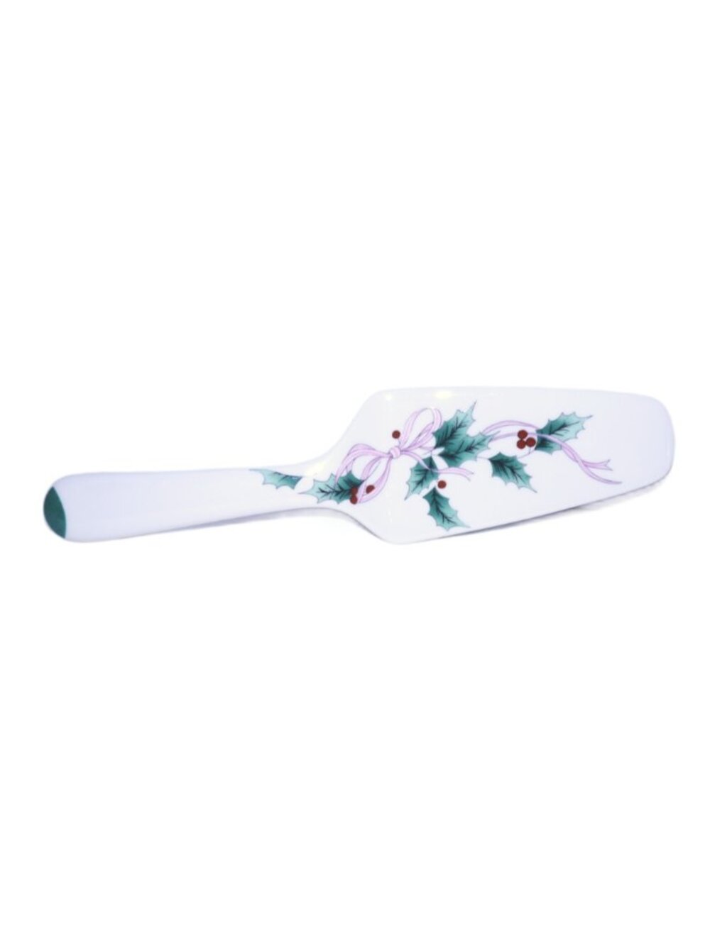Mikasa Ribbon Holly bone China 10" pie cake serving spoon spatula made in Japan